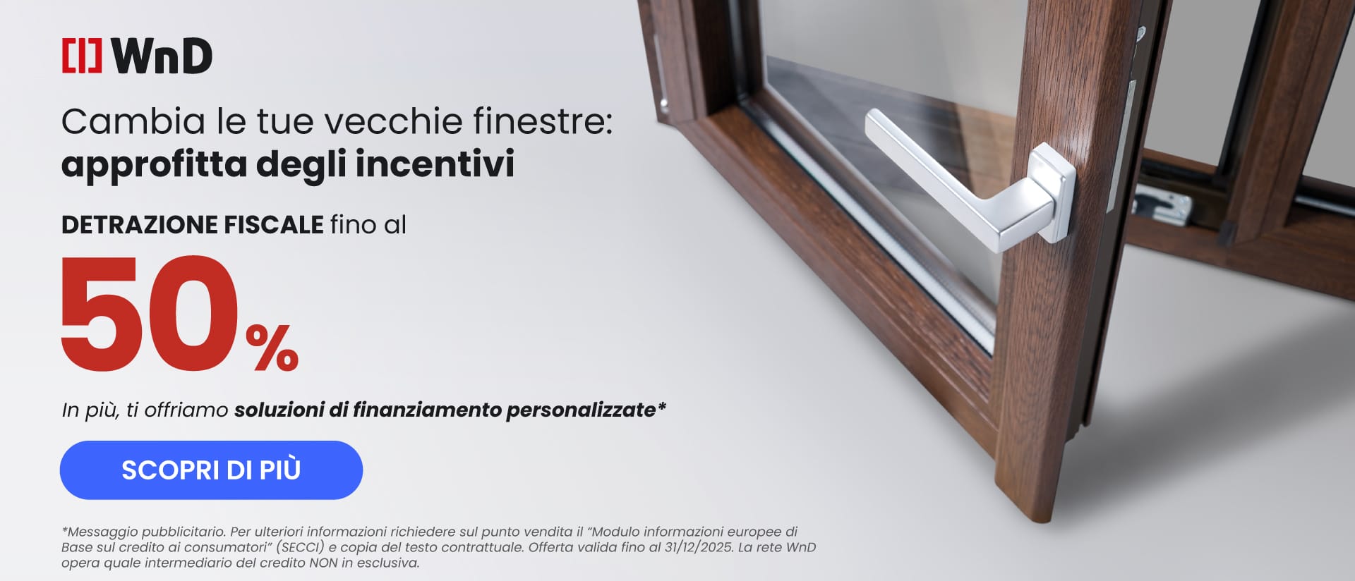 Approfitta degli incentivi fino al 50%