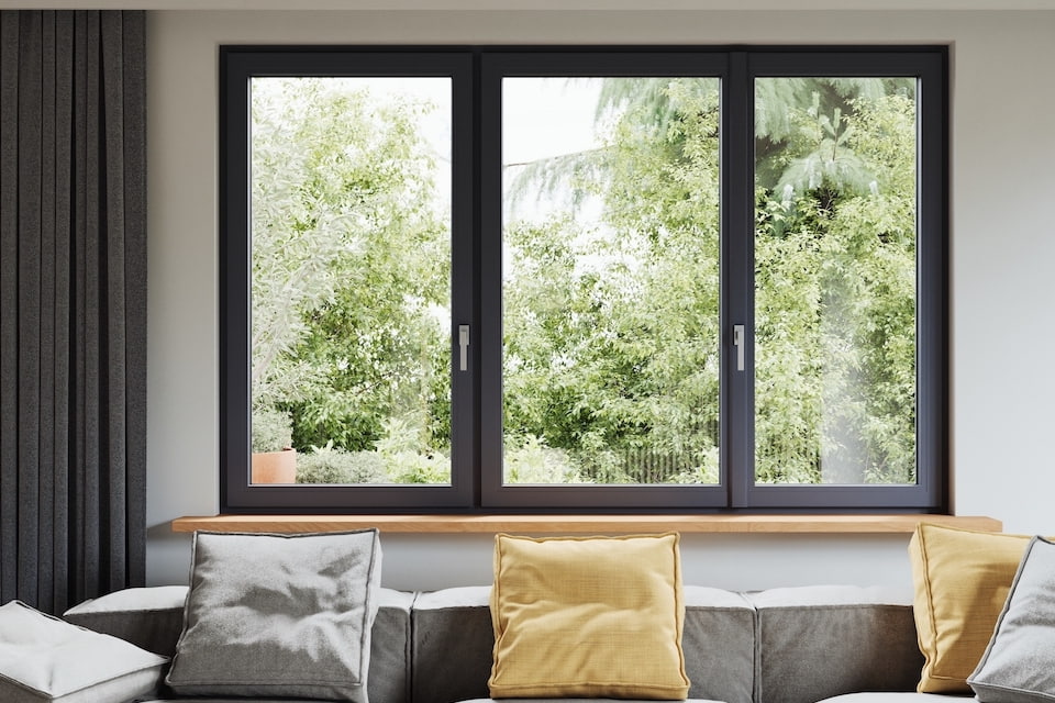 Finestre in PVC Konfortline per ambienti luminosi