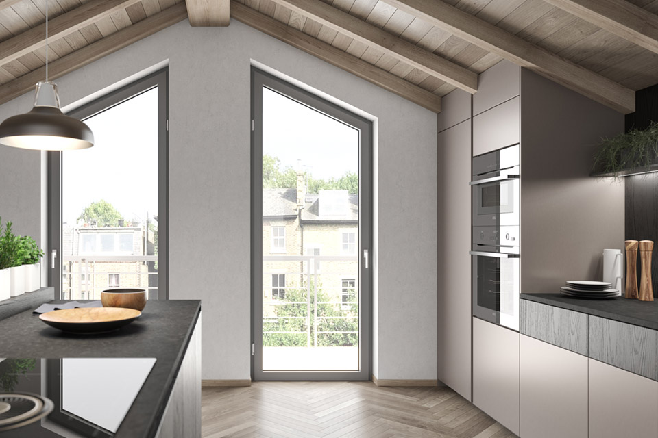 Scegliere il giusto colore per i tuoi infissi: porte finestre atipiche konfortline