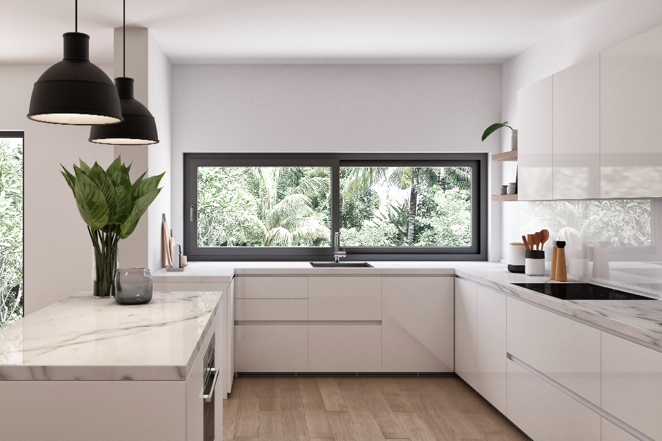 Porte finestre scorrevoli: porte scorrevoli Slide Plus