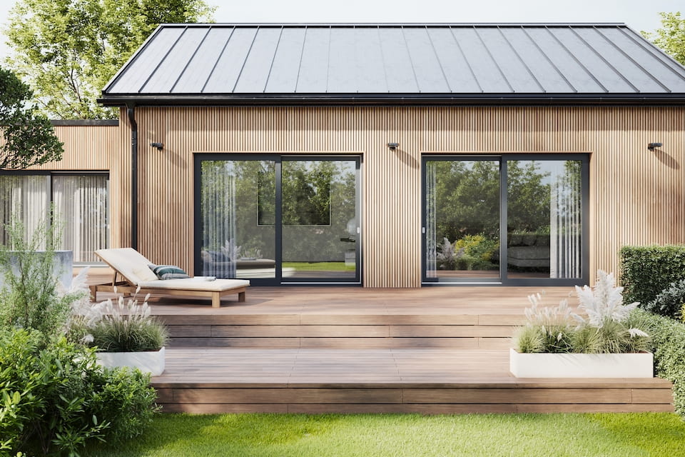 Infissi scorrevoli in PVC Smart Slide per aperture di grandi dimensioni