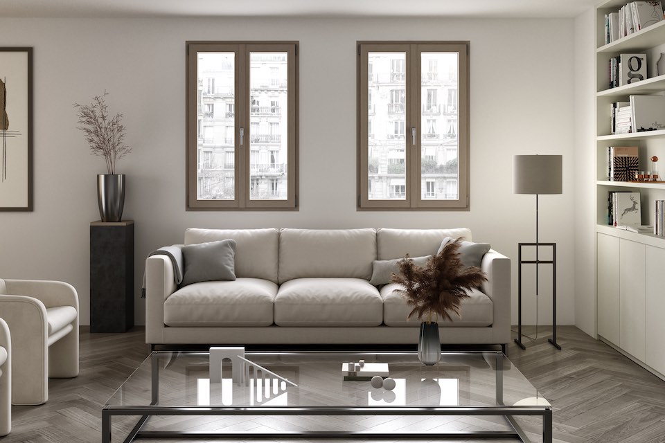 Infissi in PVC effetto legno: finestre Konfortline di WnD