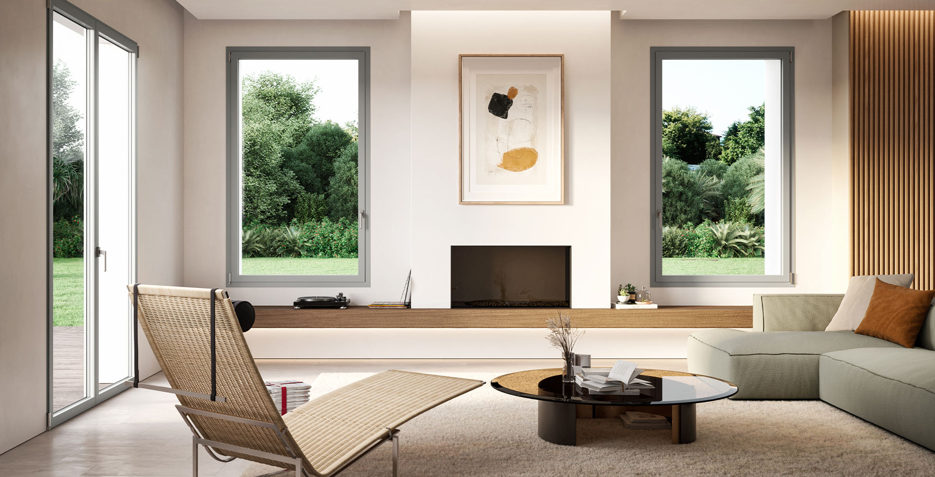 Finestra in alluminio Ecofutural Hidden