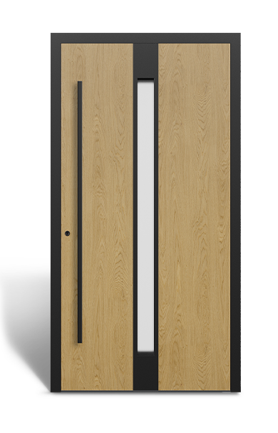 Porte in alluminio Atrium75 - Black Design