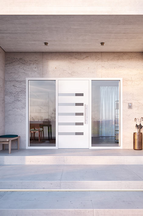 Porte in alluminio Atrium75 - Design Pro