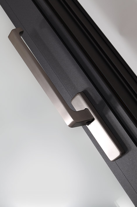 Porta scorrevole in alluminio Slide MB77 Slim