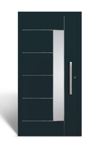 Porte in alluminio Atrium75 - Intarsio