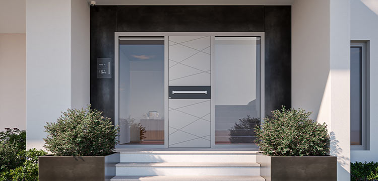 Porte in alluminio|Atrium75 - Groove