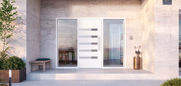 Porte in alluminio|Atrium75 - Inox