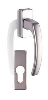 Maniglie per finestre in alluminio