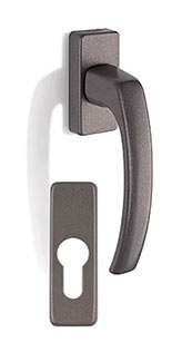 Maniglie per finestre in alluminio