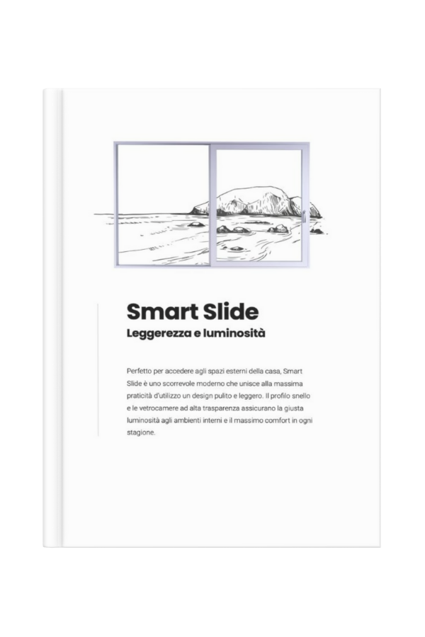 La soluzione di cui hai bisogno per ottenere un perfetto dialogo tra i tuoi interni e l’outdoor | Finestre in pvc WnD Catalogo Smart Slide