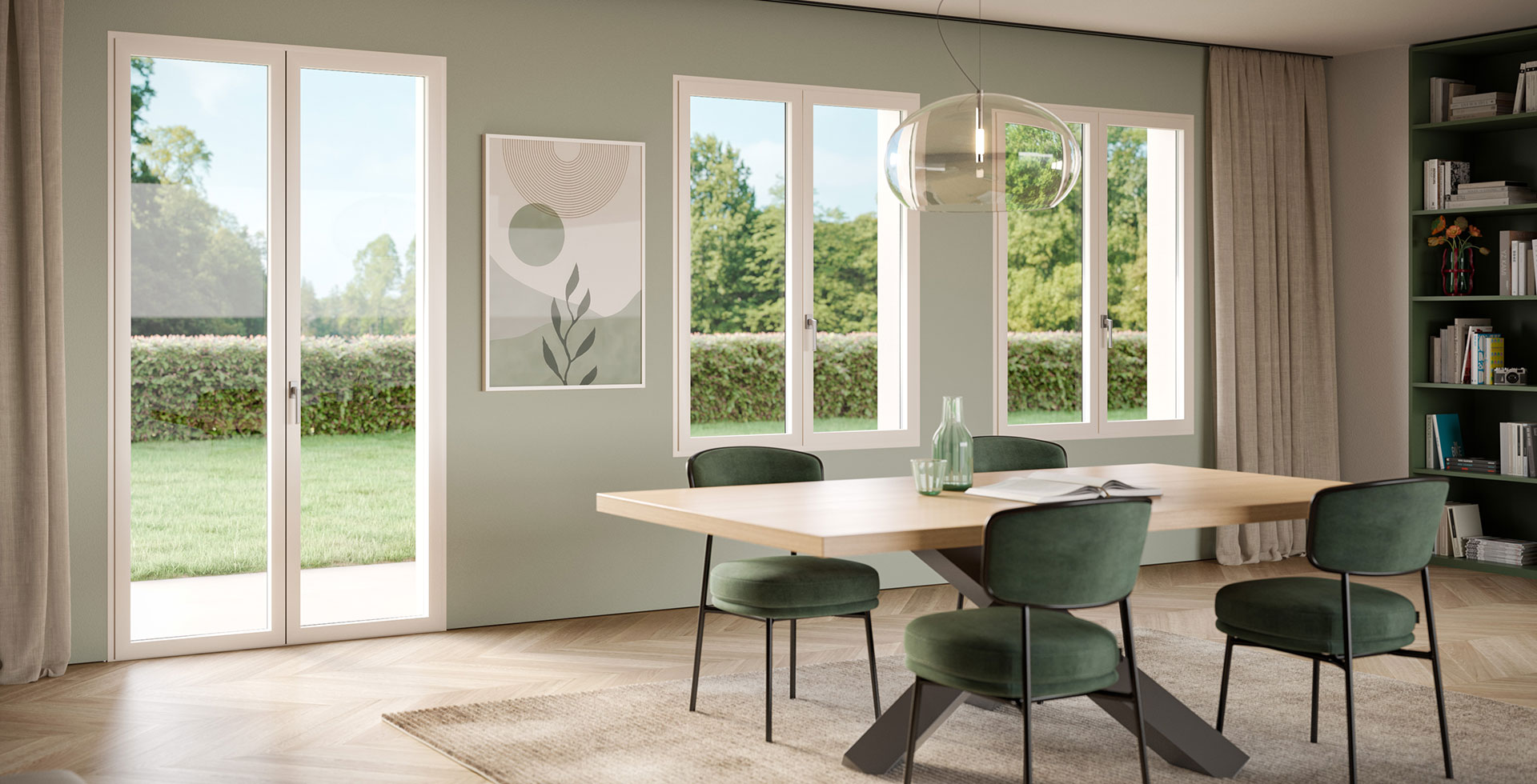 Finestra in alluminio Aluwin